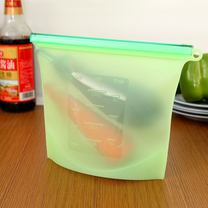 Fresh Vegetables Refrigerator, Food Storage Bags Reusable